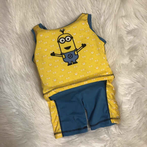 Minion swimsuit with floating device - Picture 1 of 3